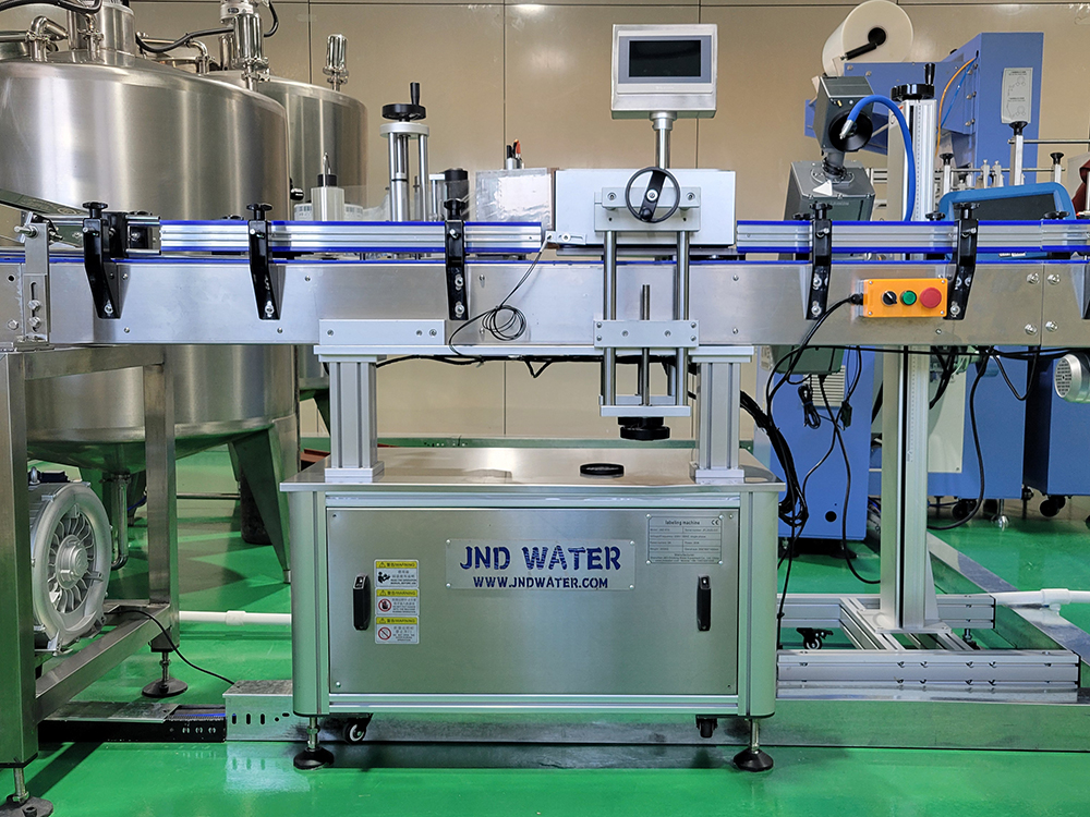 Glass Plastic Round Bottle Sticker Labeling Machine