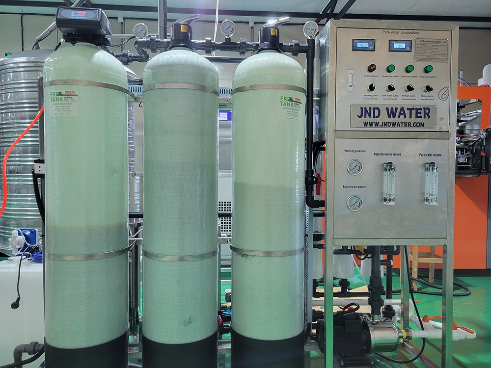 Pure Water Commercial RO Treatment Equipment JNDTECH 1-10 Tons