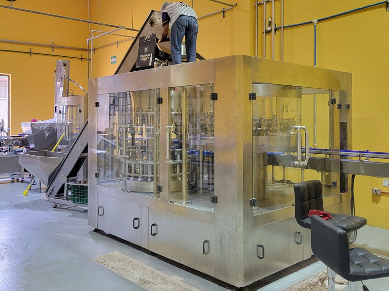 glass bottle filling machine jndtech