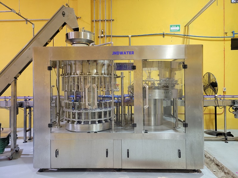 glass bottle filling machine jndtech