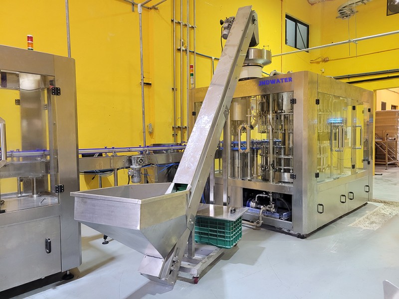 glass bottle filling machine jndtech